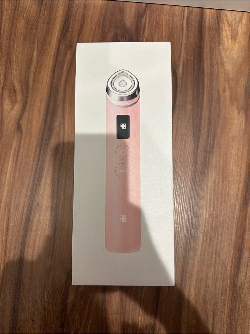 Pink LED Facial Treatment Device by